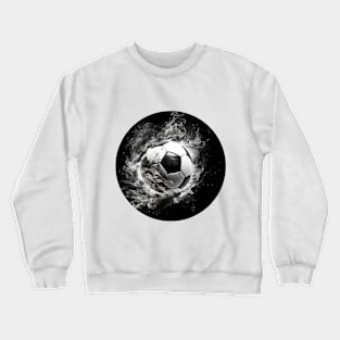 Soccer ball of fire Crewneck Sweatshirt